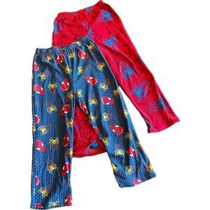 Marvel Boys Flame Resistant Spider-Man Pajama Pants 2-Pack Size L (10/12) 100% P